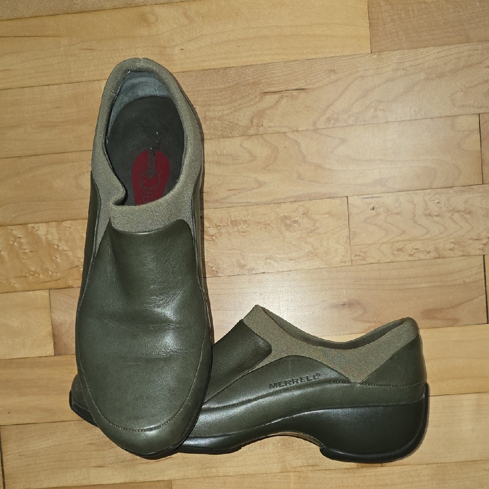 Merrell Women's Olive Slip-On Loafers